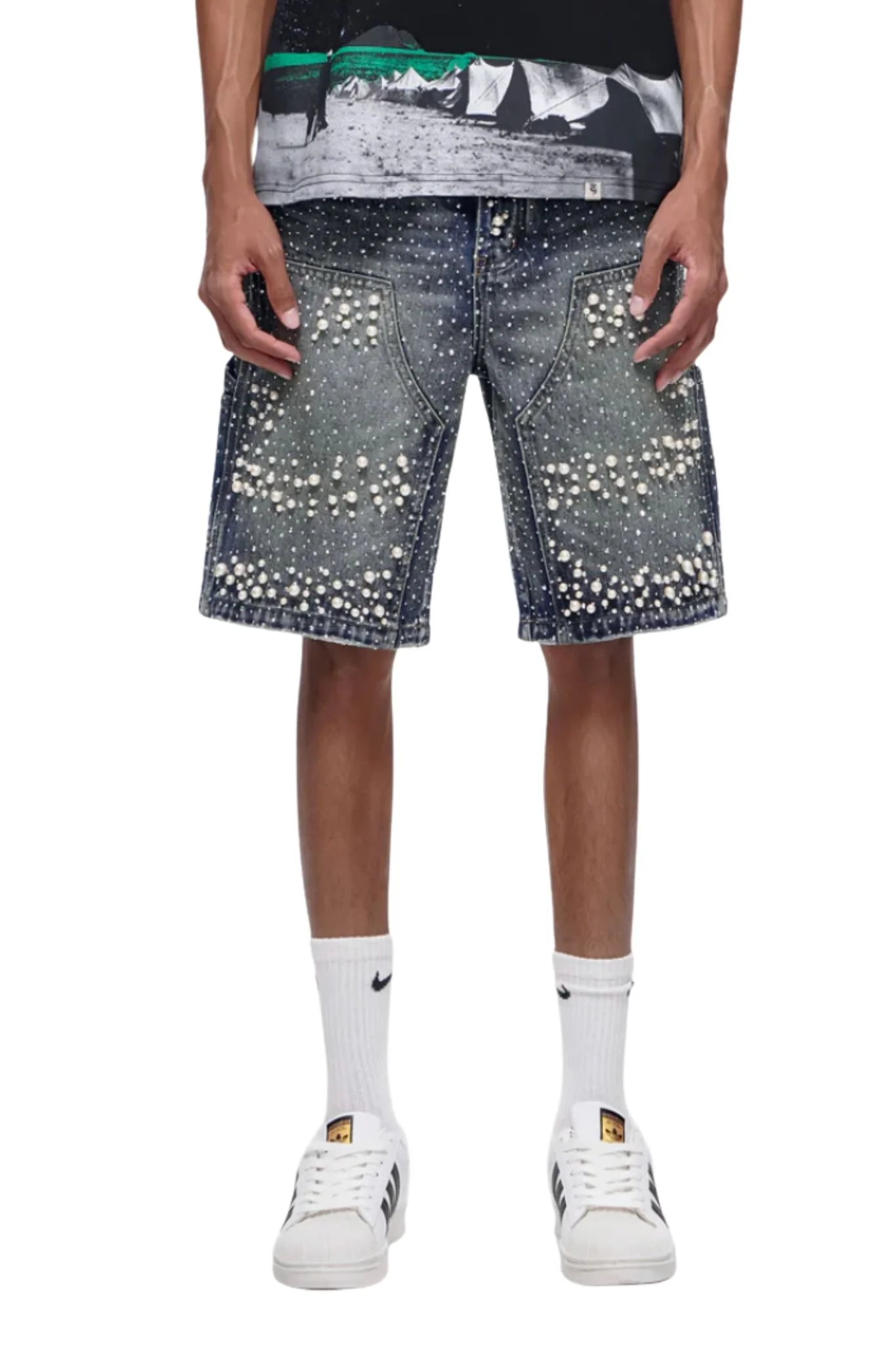 TRNCHS | Armor Denim Shorts - Image 2
