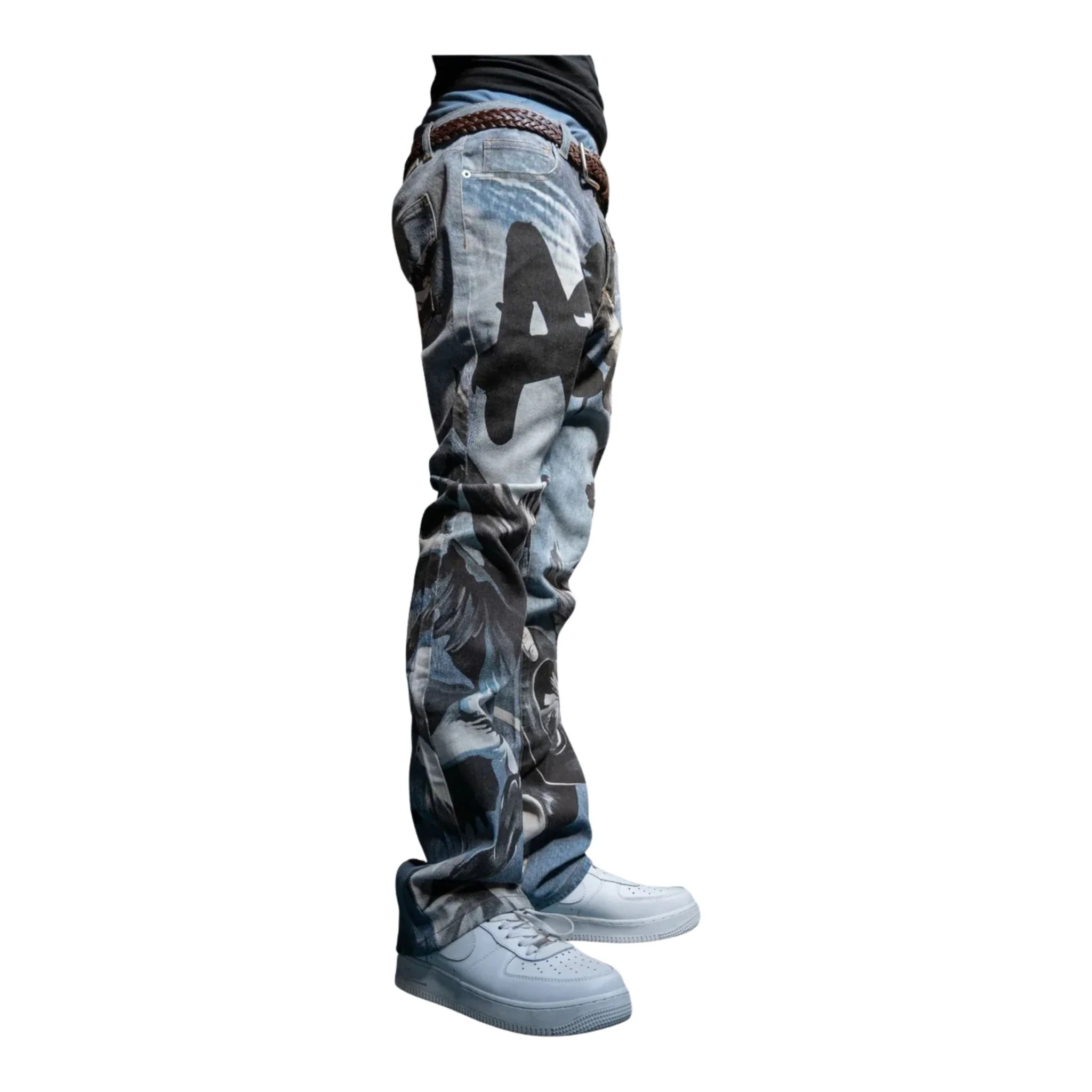 ARMOR JEANS DIGITAL PRINT STACKED JEANS - Image 2