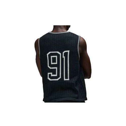 CRIMINAL DAMAGE VARSITY CROCHET VEST - Image 4