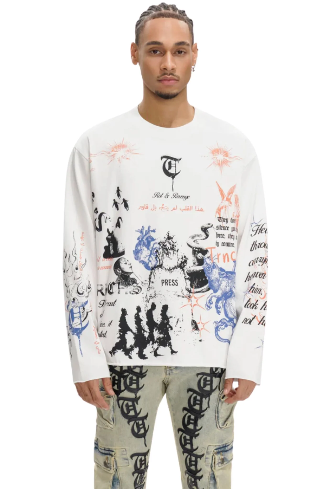 TRNCHS | Field Notes White Long Sleeve