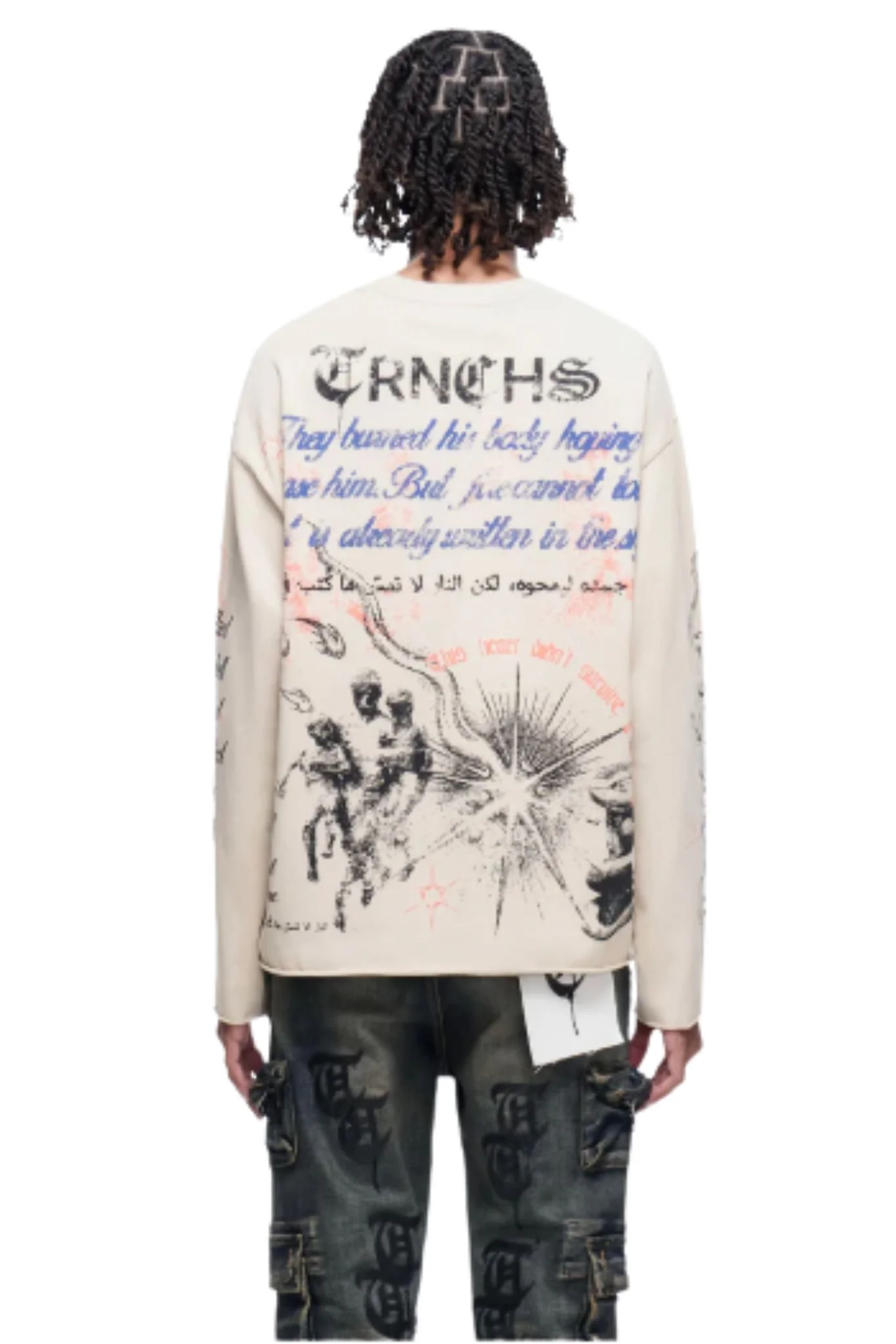 TRNCHS | Field Notes White Long Sleeve - Image 3