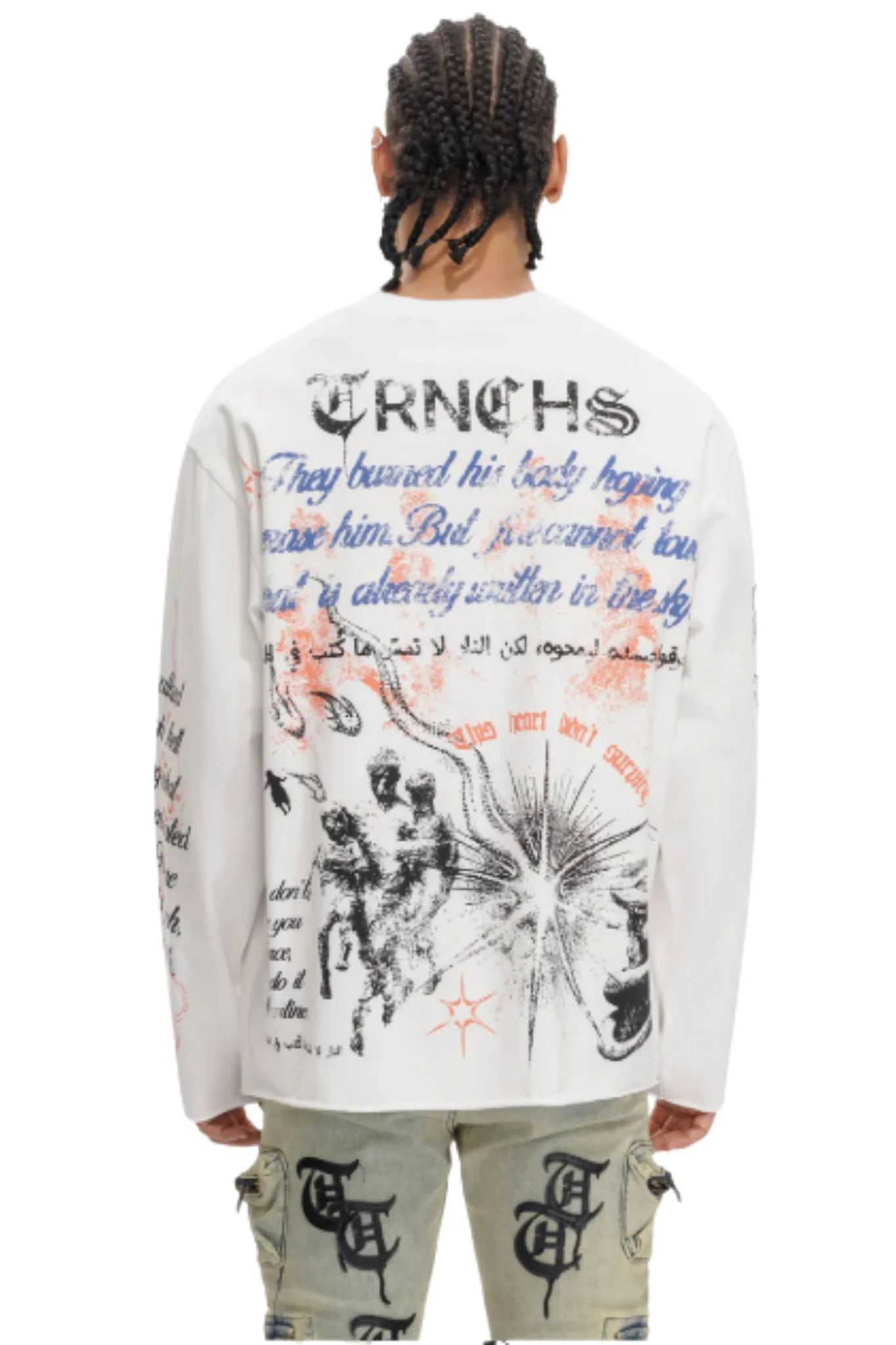 TRNCHS | Field Notes White Long Sleeve - Image 4