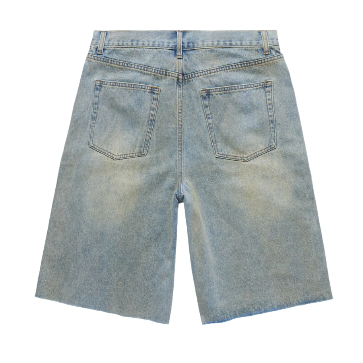HOMME+FEMME Studded Denim Shorts - Image 2