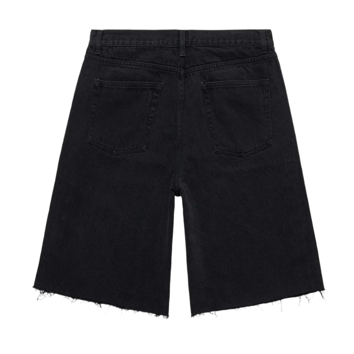 HOMME+FEMME Studded Denim Shorts - Image 2