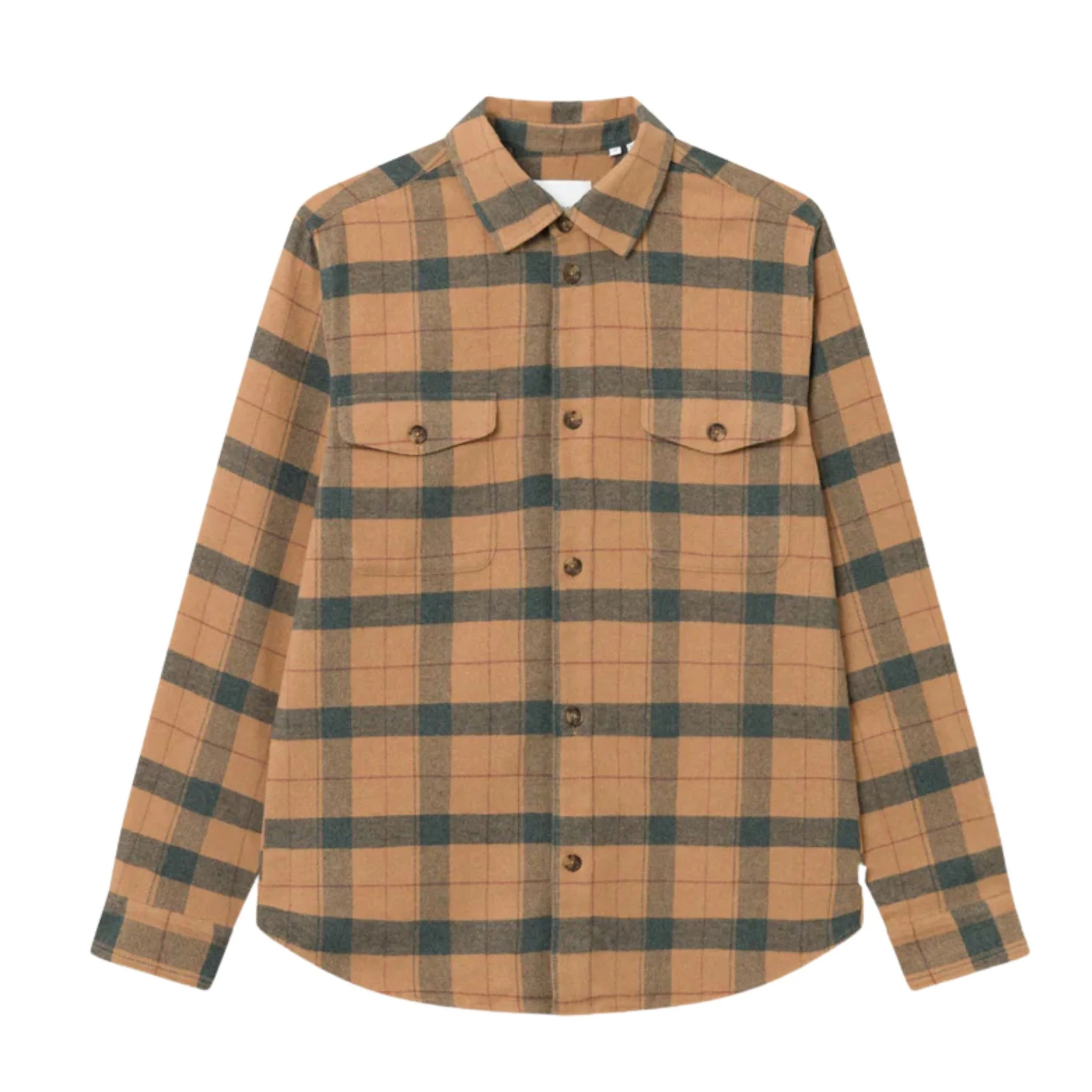 LES DEUX LENNON FLANNEL CHECK OVERSHIRT - Image 2