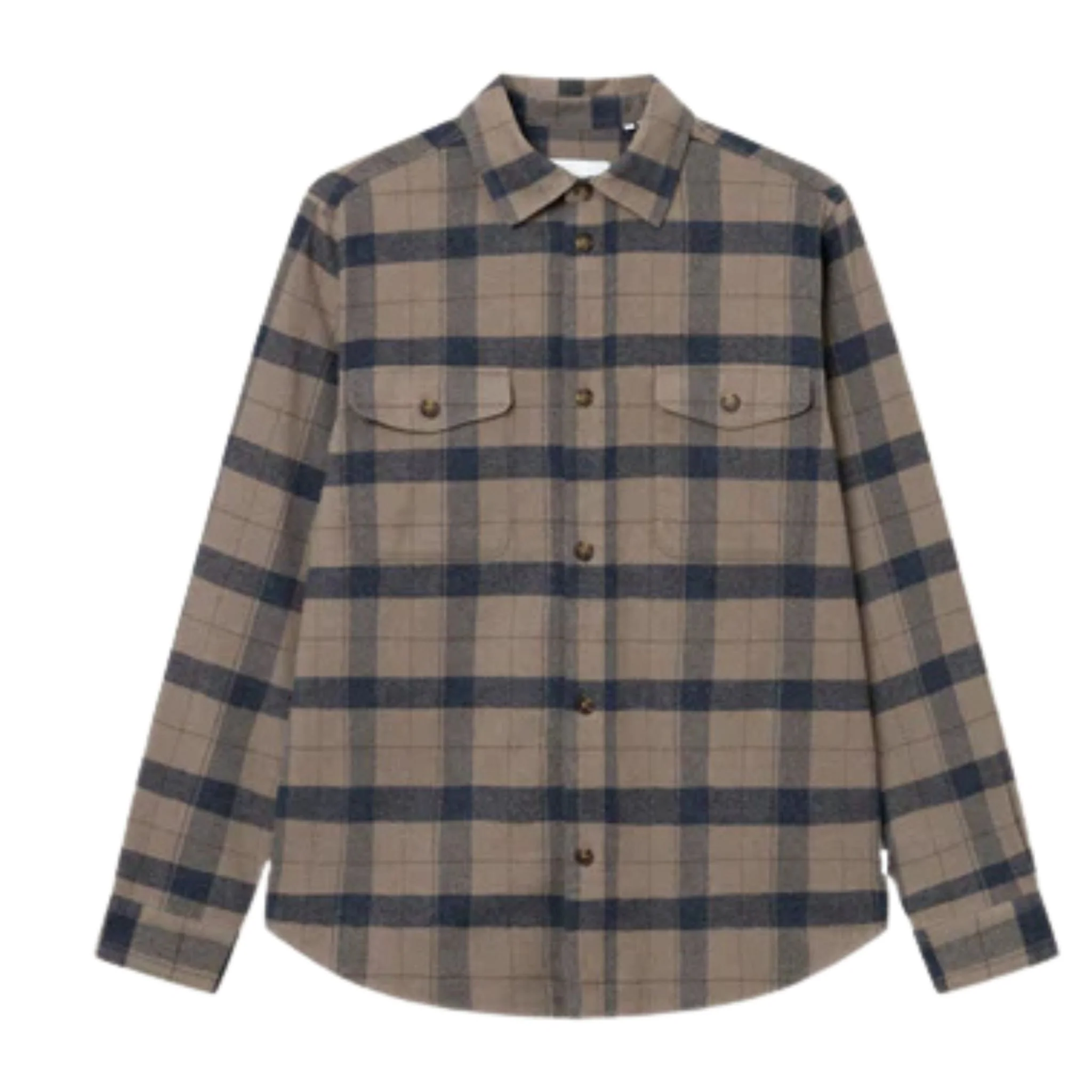 LES DEUX LENNON FLANNEL CHECK OVERSHIRT - Image 3
