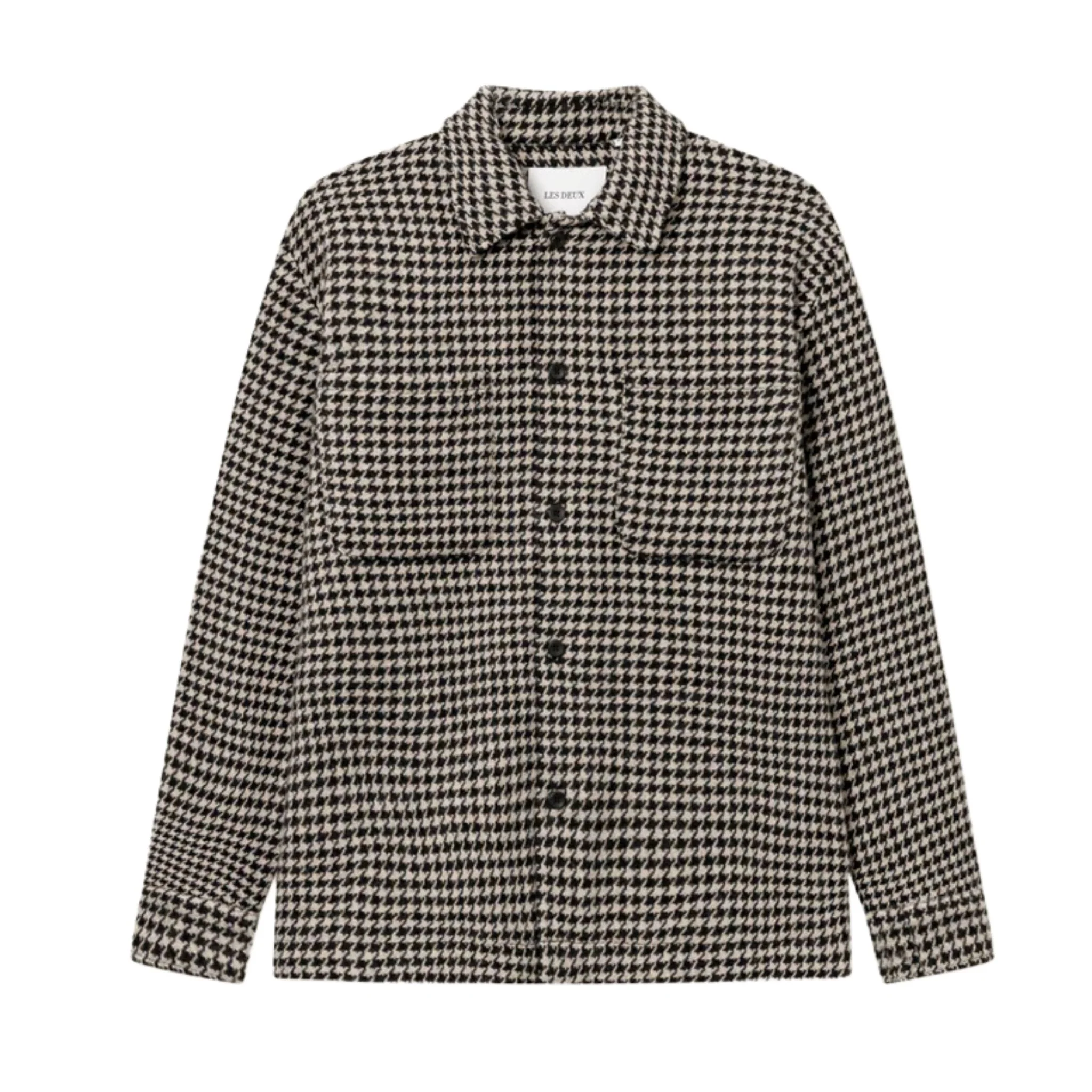 LES DEUX MILIAN HONDSTOOTH OVERSHIRT