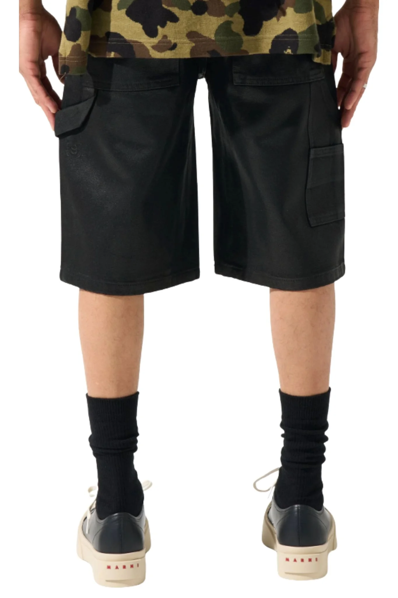 SERENEDE | Onyx Denim Shorts - Image 2