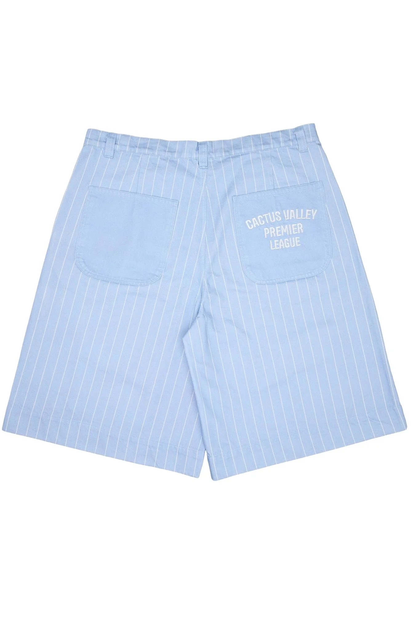 CACTUS | Pleated Cargo Pinstripe Shorts - Image 2