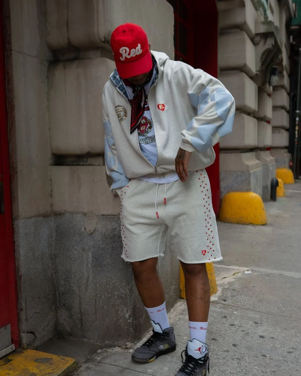 RED LETTERS Uni Scattered Zip Up - Image 4