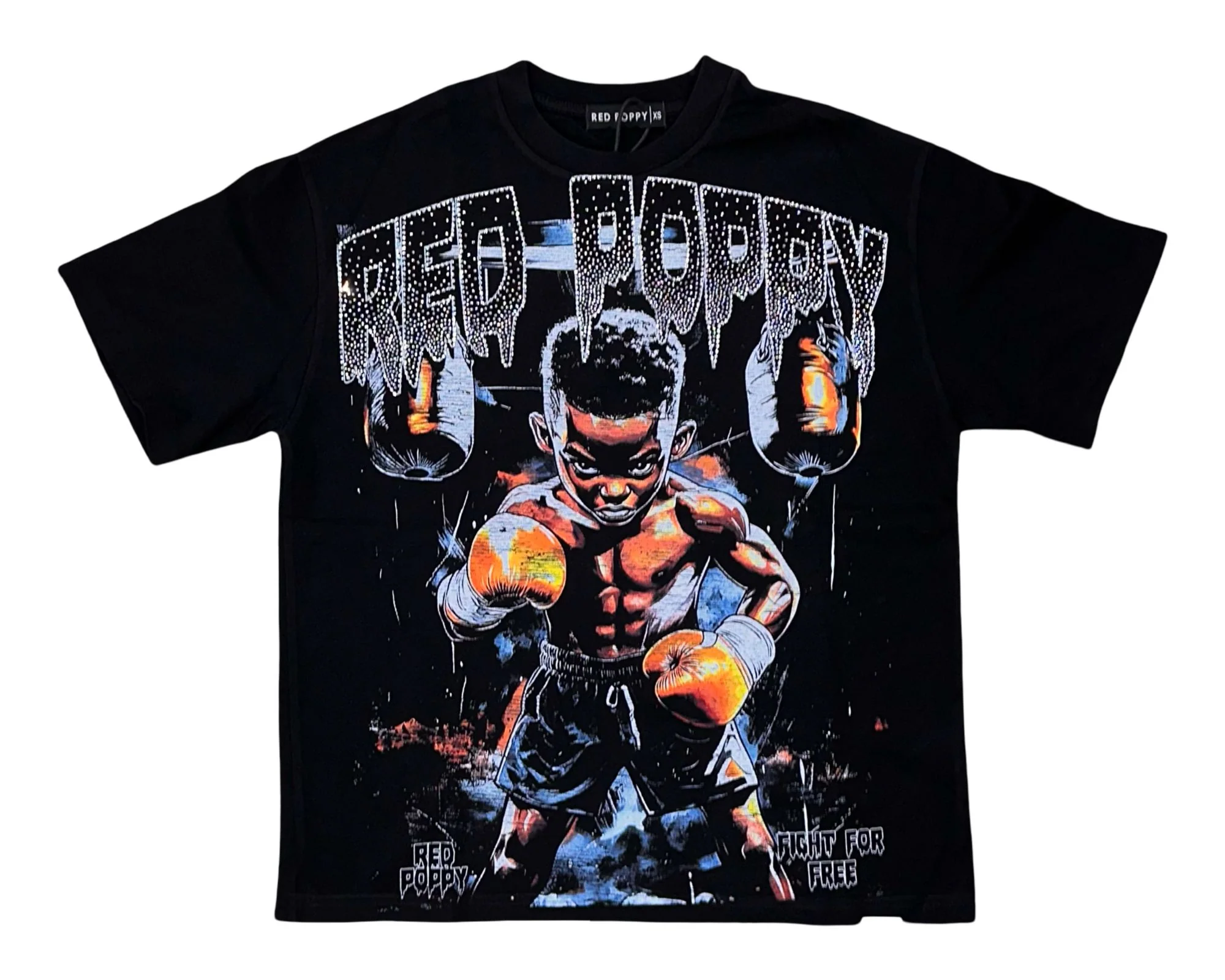 Red Poppy Men's T-Shirt - Black - Image 2
