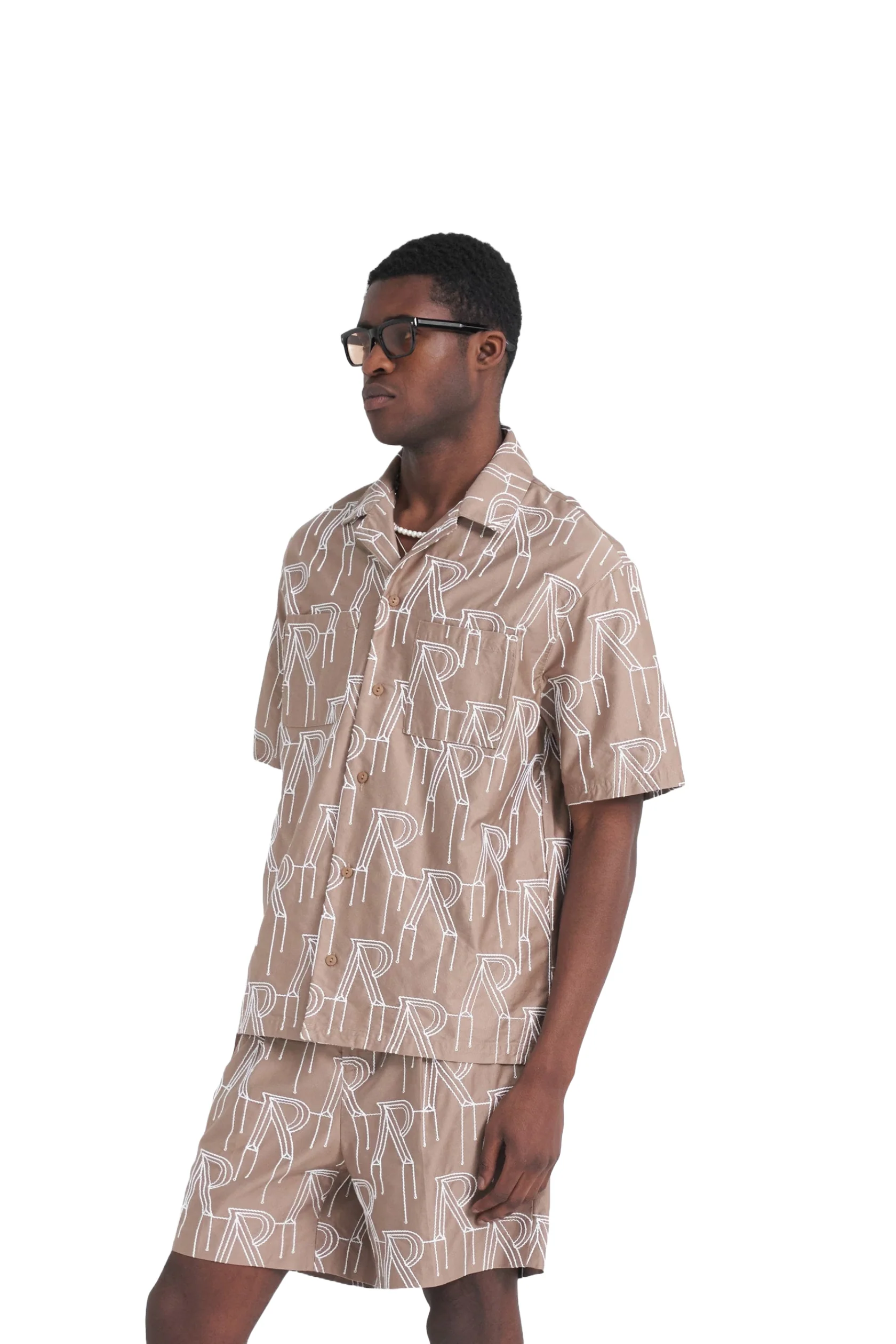 REPRESENT EMBROIDERED INITIAL OVERSHIRT - Image 2