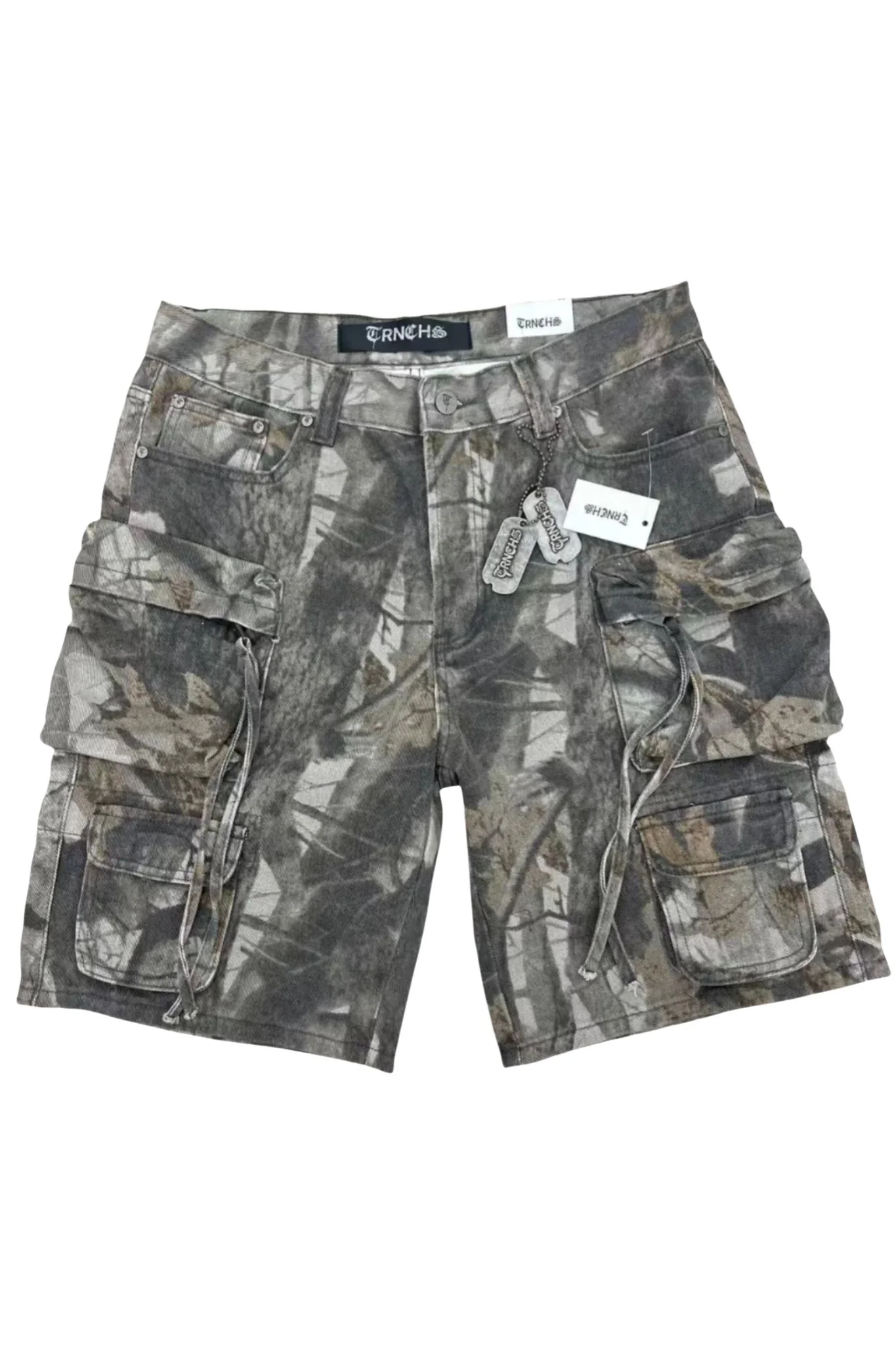 TRNCHS | Ruins Division Blaze Camo Shorts - Image 2
