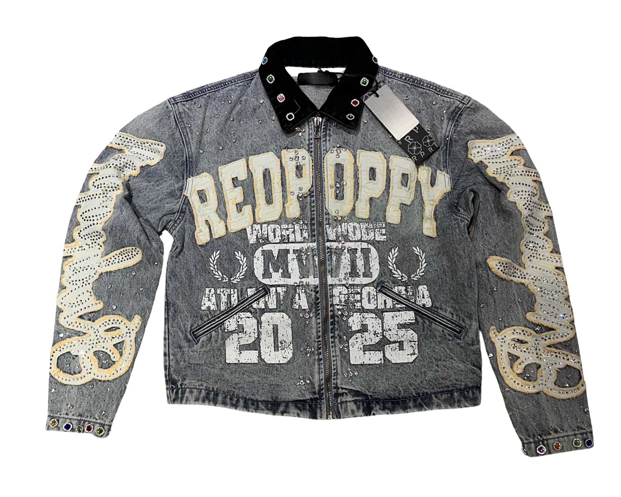 Red Poppy Jacket - Blue Wash