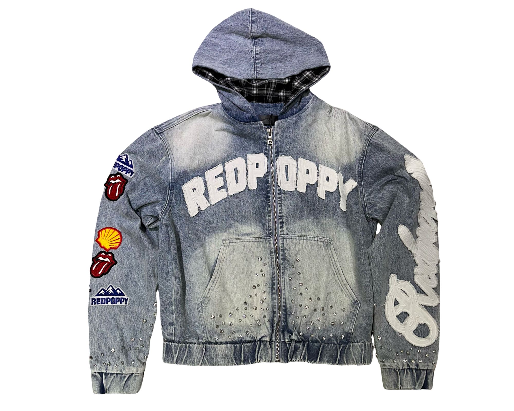 Red Poppy Jacket - Blue - Image 2