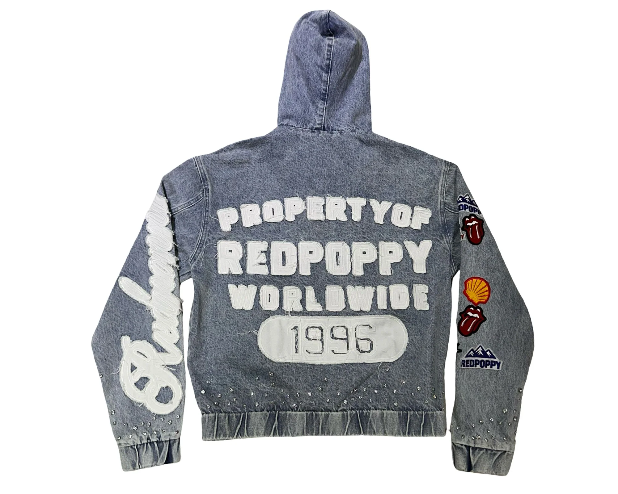 Red Poppy Jacket - Blue - Image 3