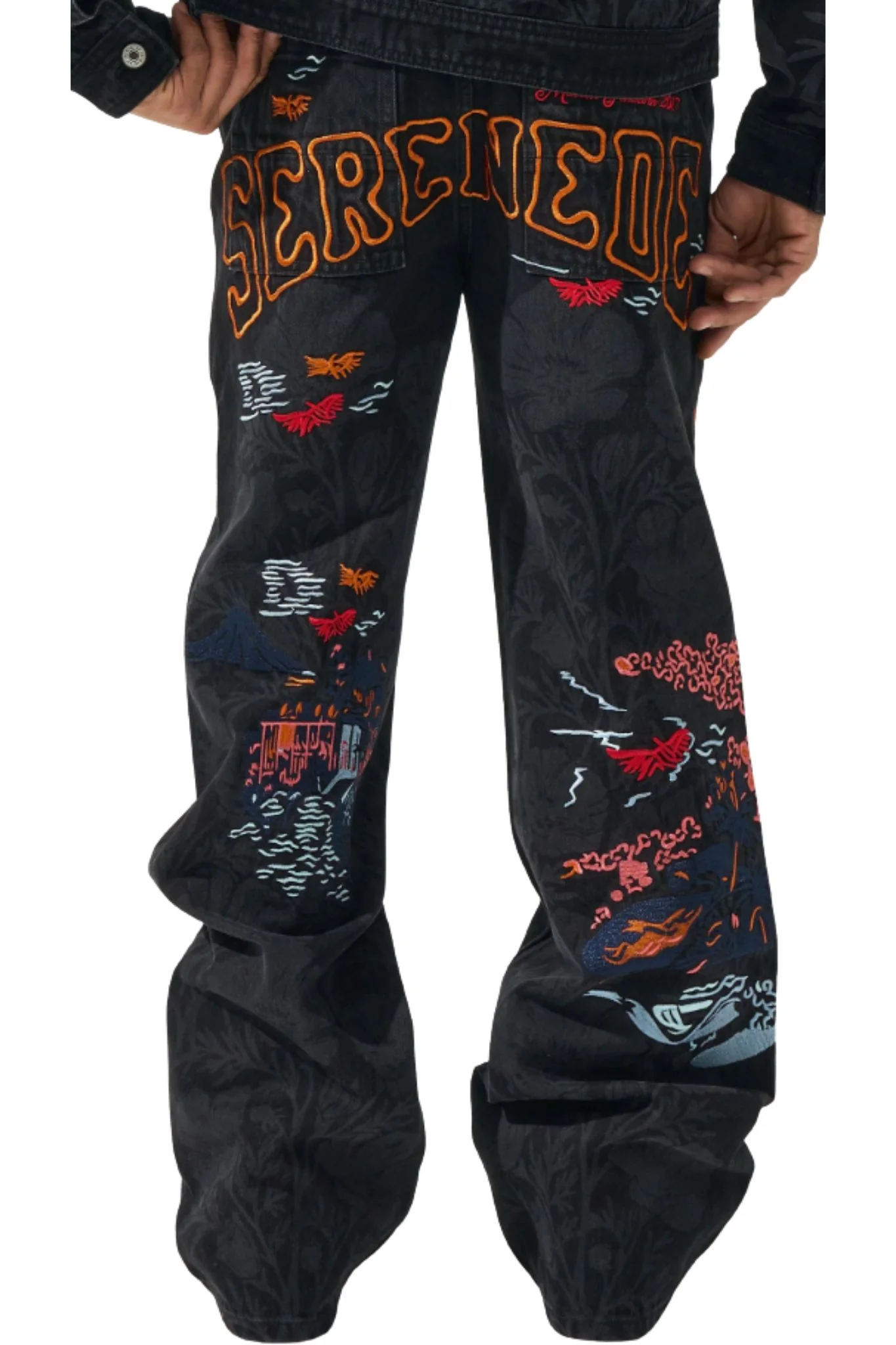 SERENEDE | Souvenir Baggy Jeans - Image 2