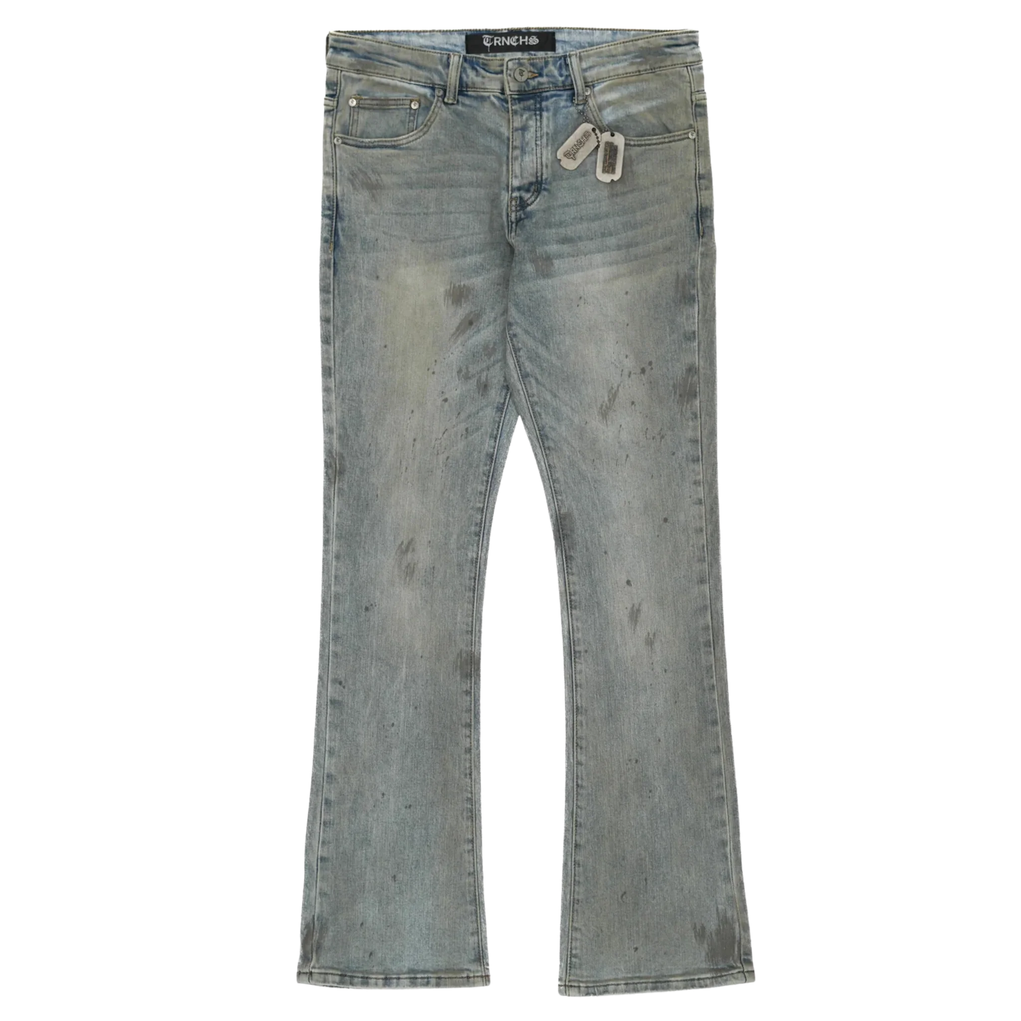 TRNCHS "Ashes" Light Blue Wash Denim