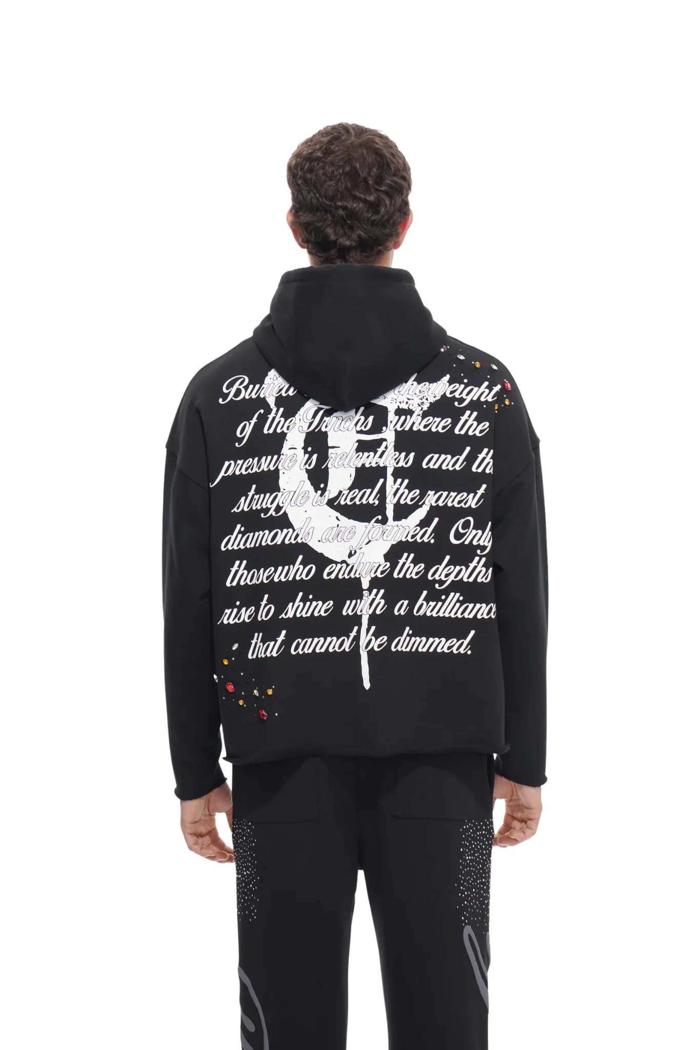 Trnchs | Blood Diamond Black Hoodie - Image 2