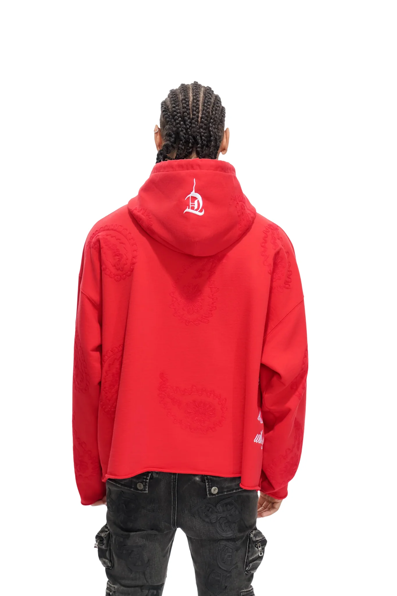 Trnchs | "Paisley Command" Black Hoodie - Image 2