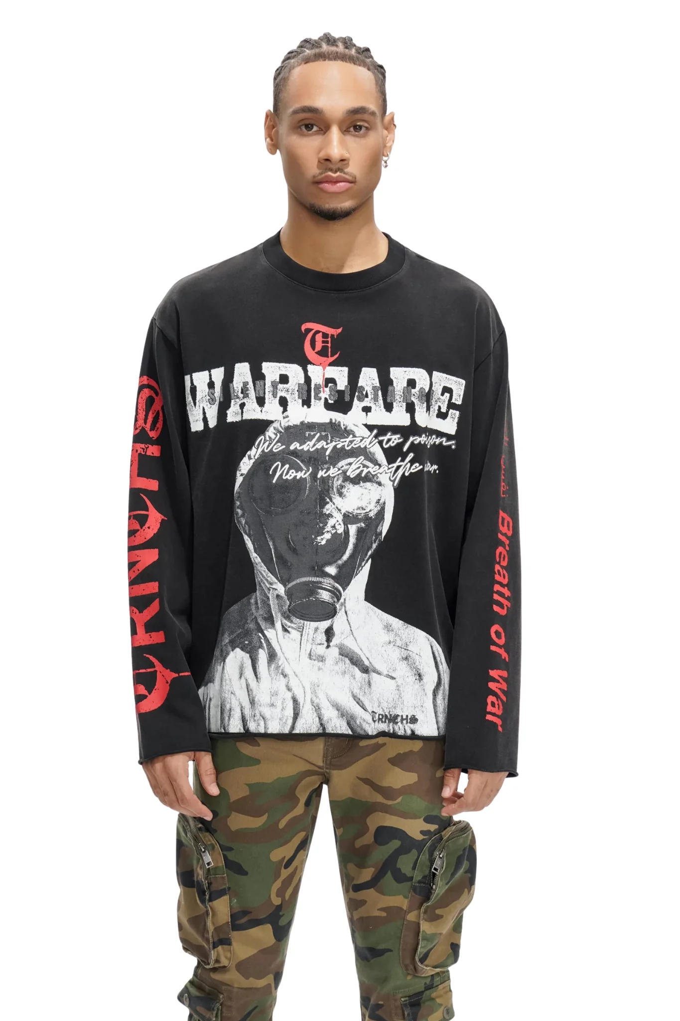 Trnchs | "Warfare" Black Long Sleeve