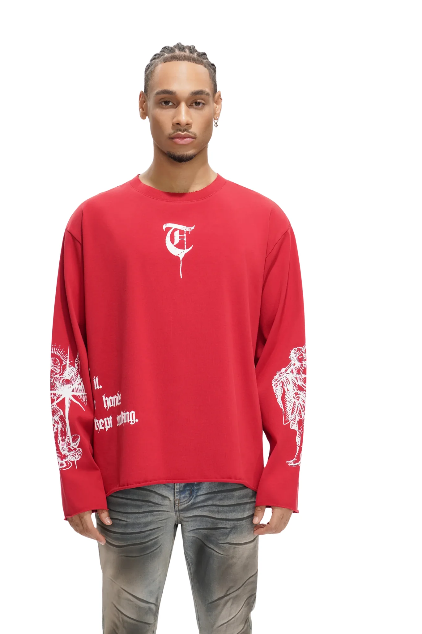 Trnchs | "Built By Blood" Red L/s