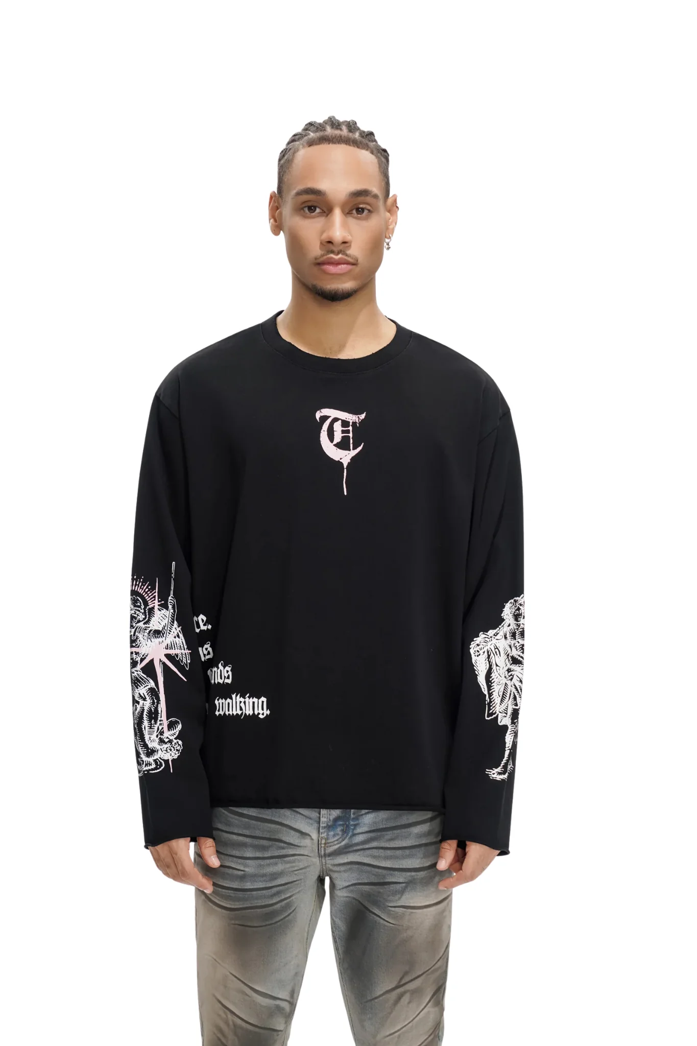 Trnchs | "built By Blood" Blk L/s