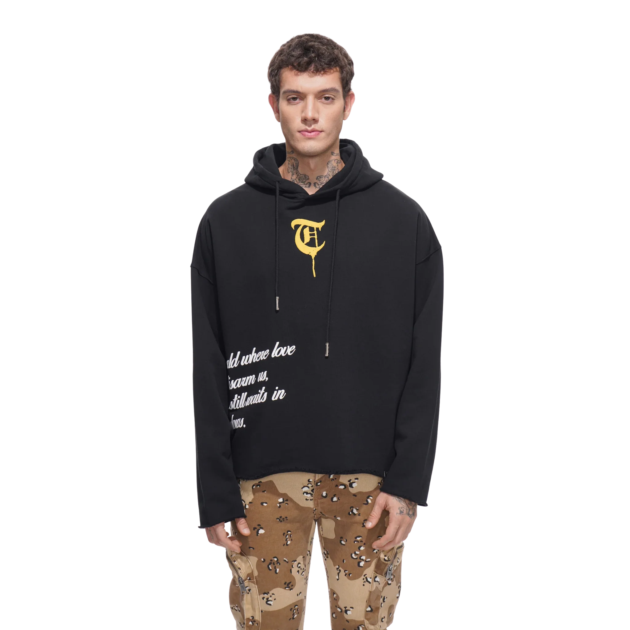 TRNCHS War Love Black Hoodie