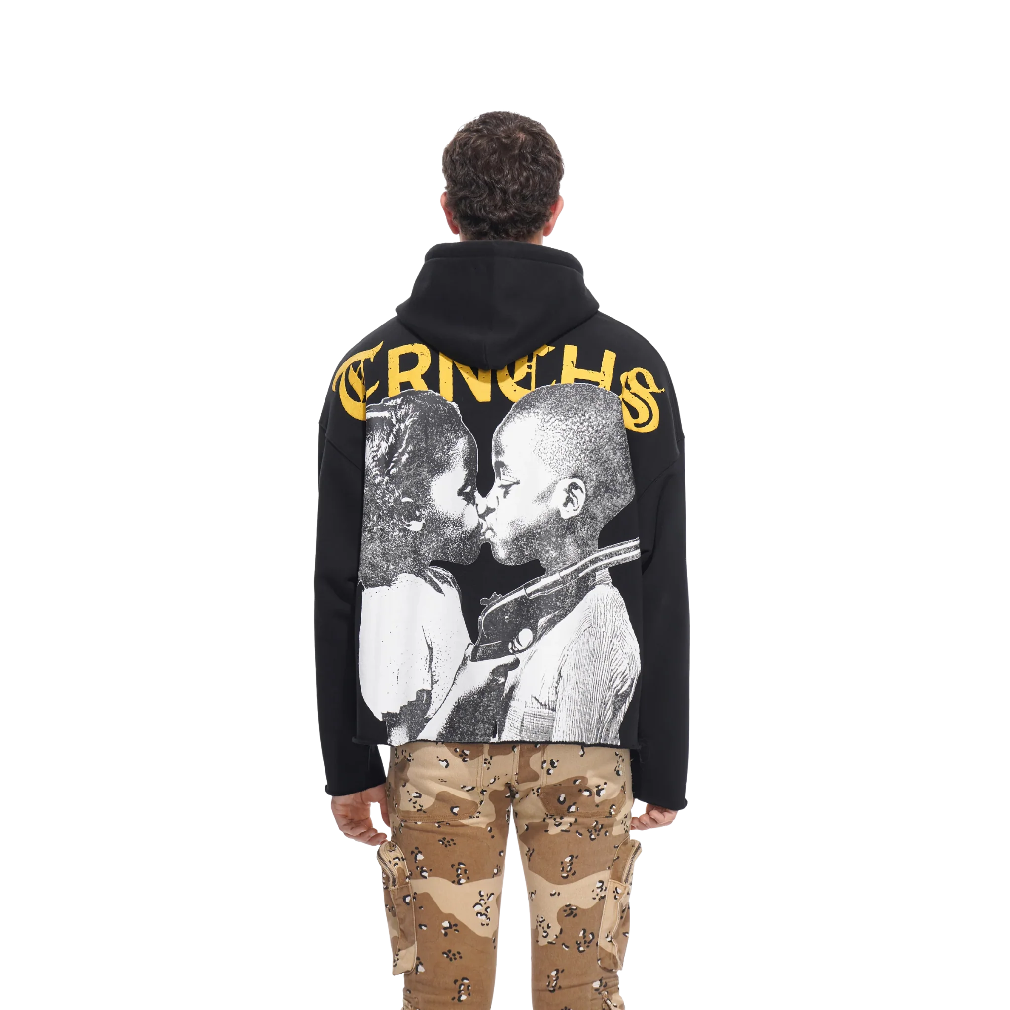 TRNCHS War Love Black Hoodie - Image 2