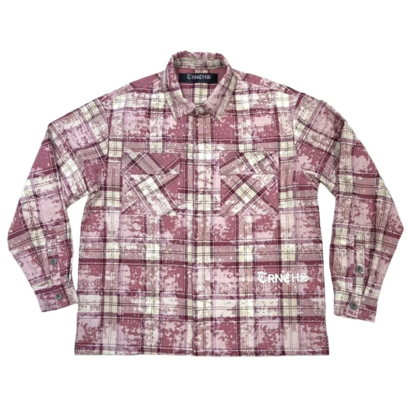 TRNCHS FATAH RED BUTTON UP - Image 4