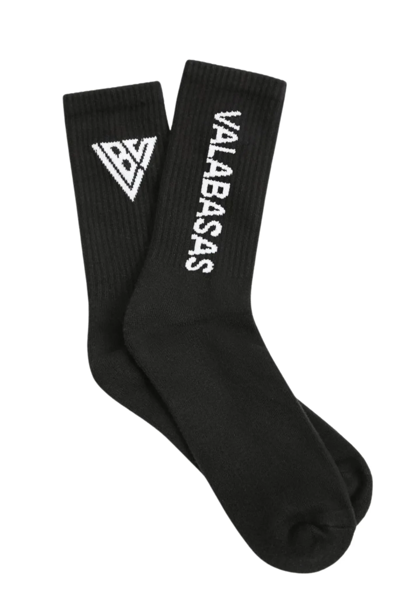 VALABASAS | Footprint Black Socks