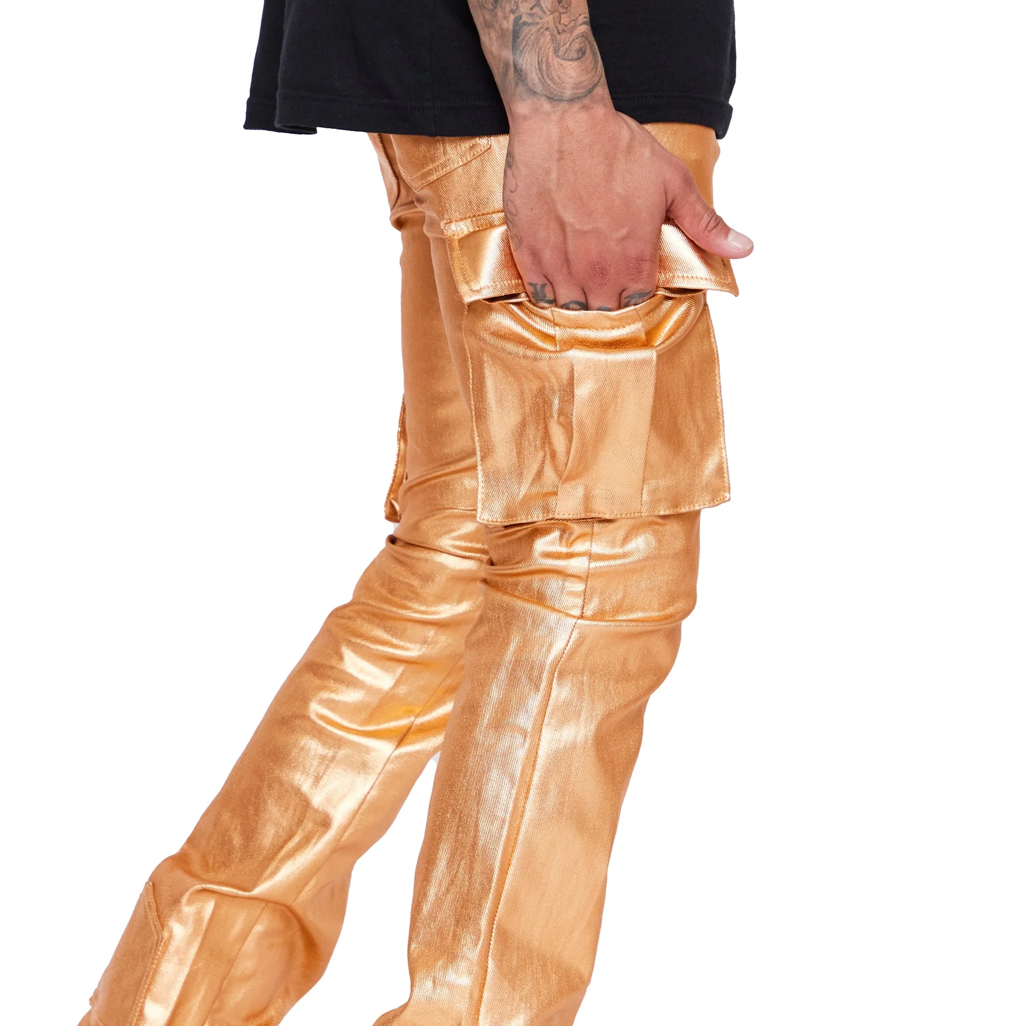 VALABASAS "VAN GOHA" STACKED JEANS - Image 2