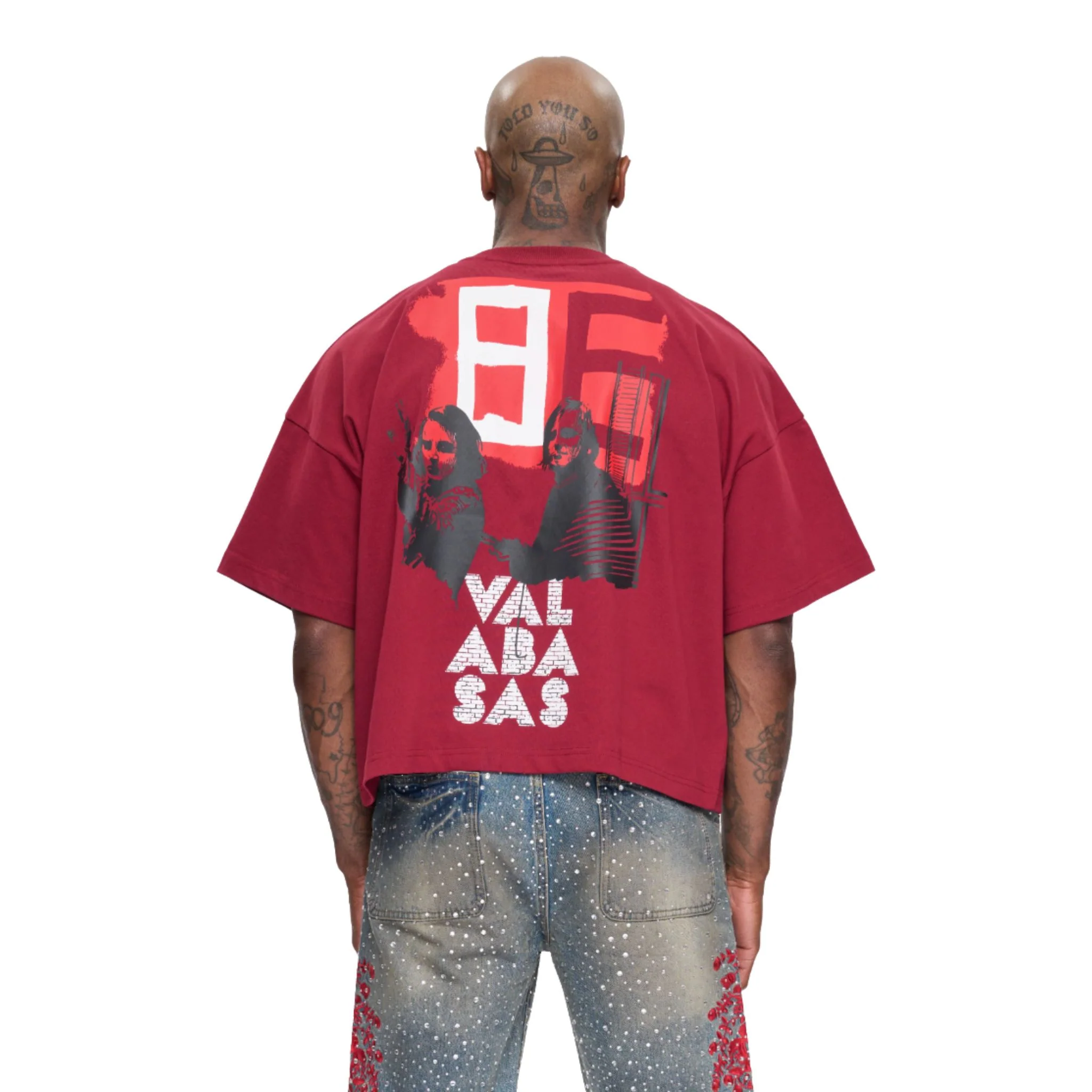 VALABASAS BUILT UP CROPPED TEE - Image 2