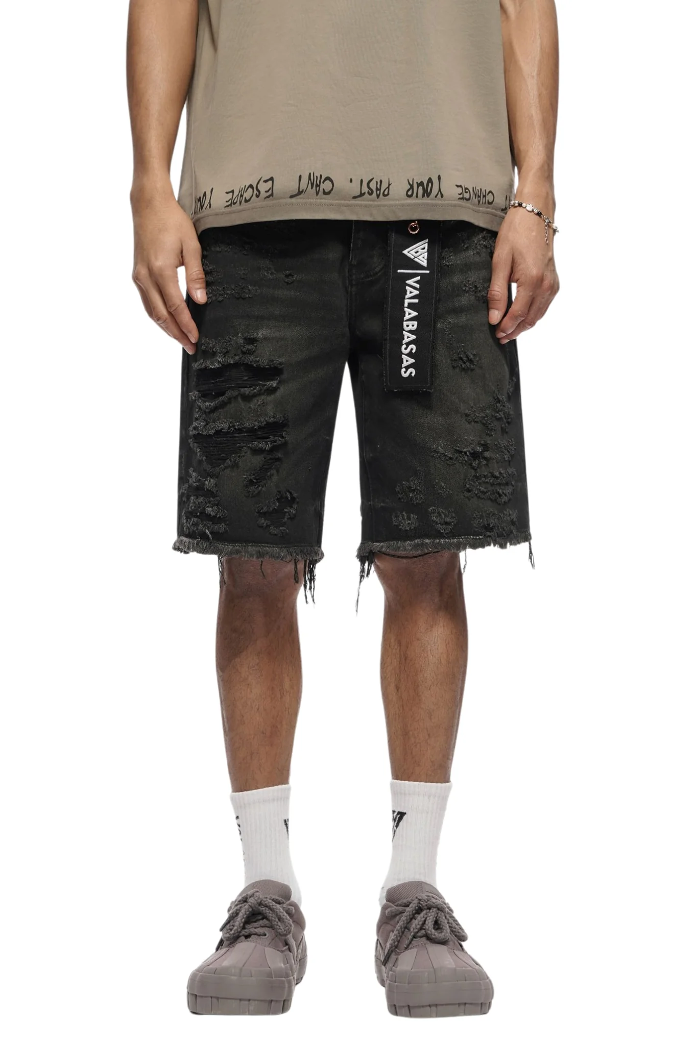 VALABASAS | "Clipped" Denim Shorts - Image 2