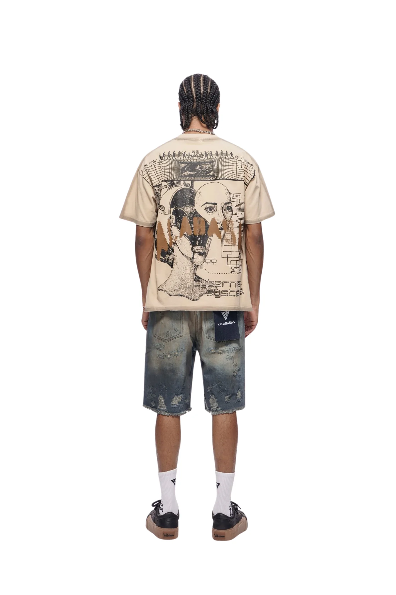 VALABASAS | "Clipped" Denim Shorts - Image 3