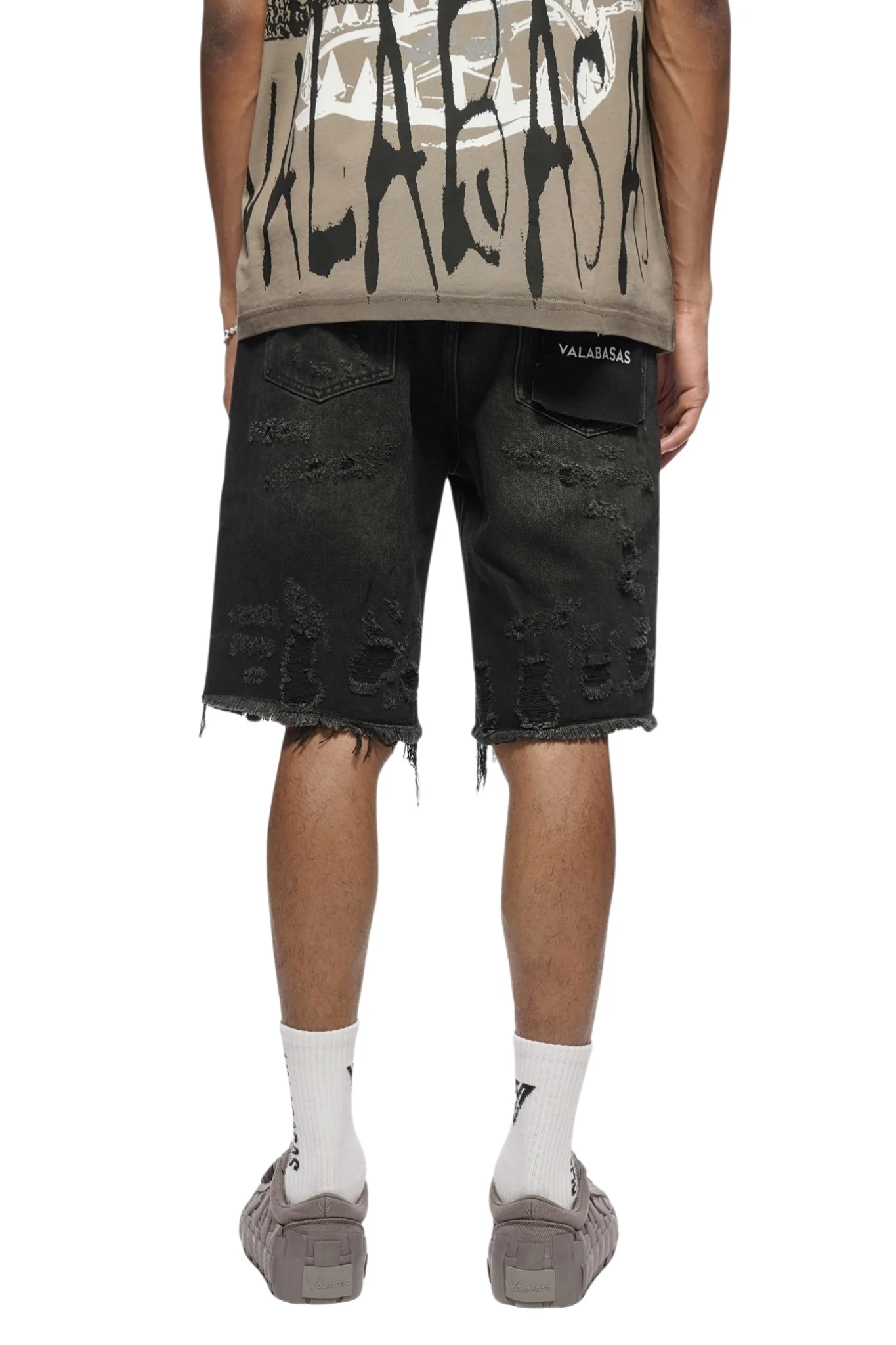 VALABASAS | "Clipped" Denim Shorts - Image 4
