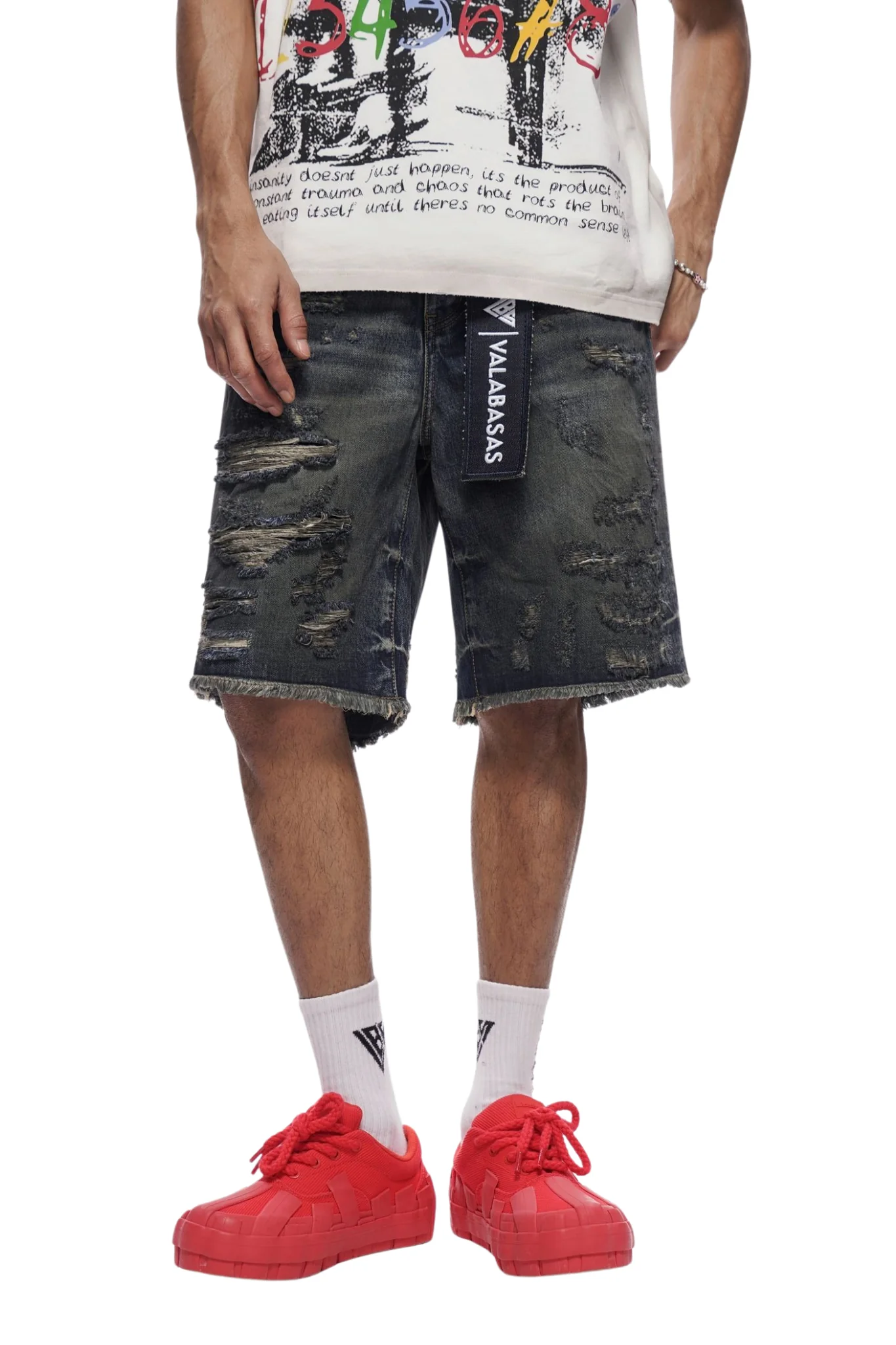 VALABASAS | "Clipped" Denim Shorts - Image 5