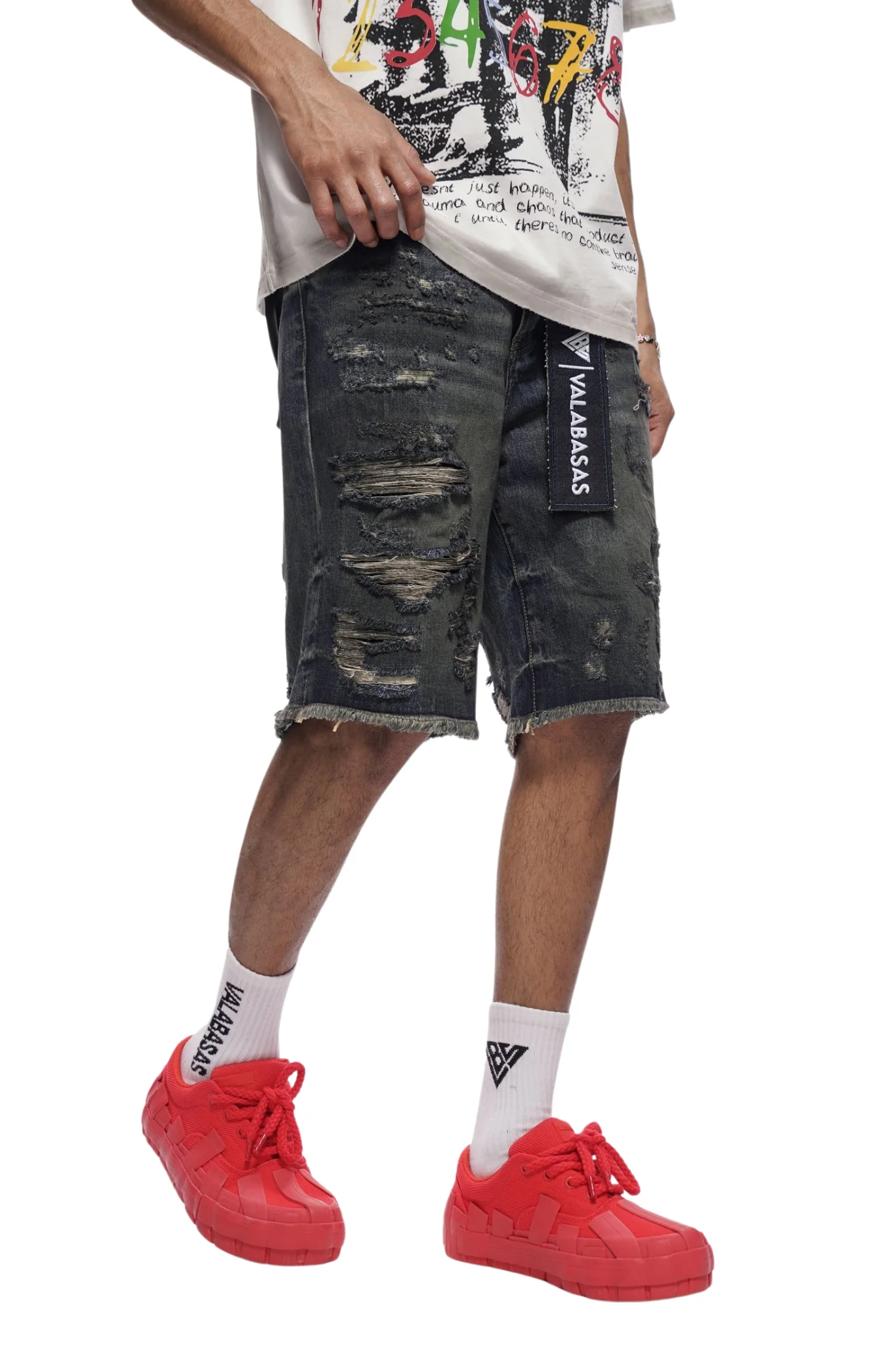 VALABASAS | "Clipped" Denim Shorts - Image 6