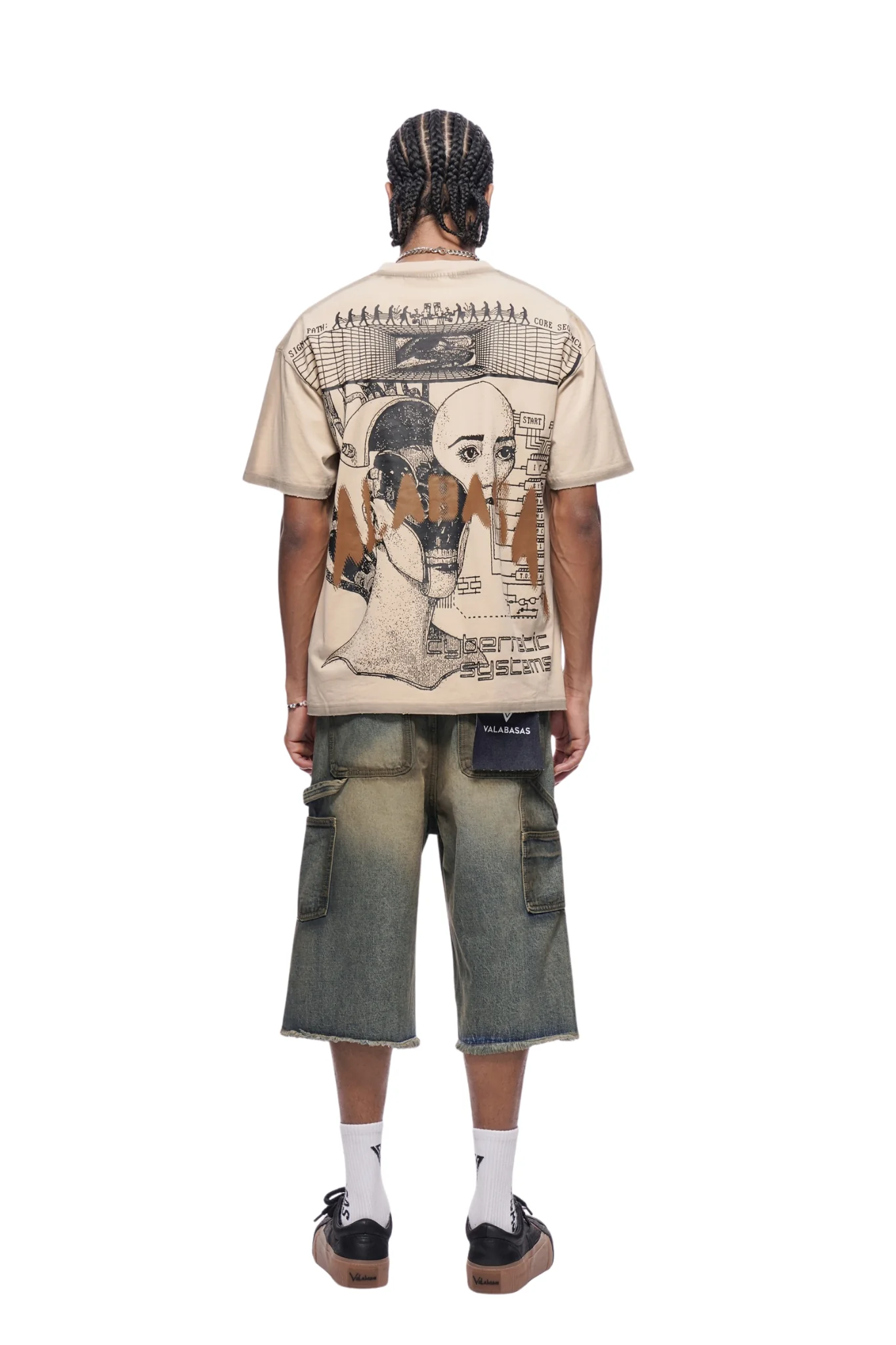 VALABASAS | "Revolt" Baggy Denim Shorts - Image 4